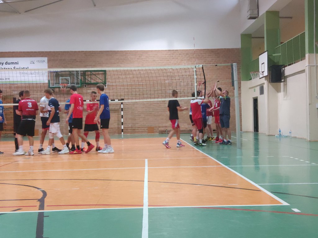 Siatkarze SPS Volley i UKS Olimp trenują. Był też sparing