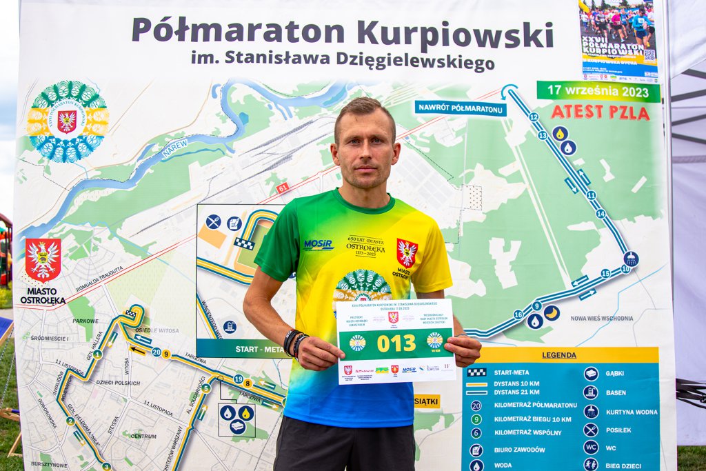 XXVII P&oacute;łmaraton Kurpiowski: wskaz&oacute;wki Przemysława Dąbrowskiego