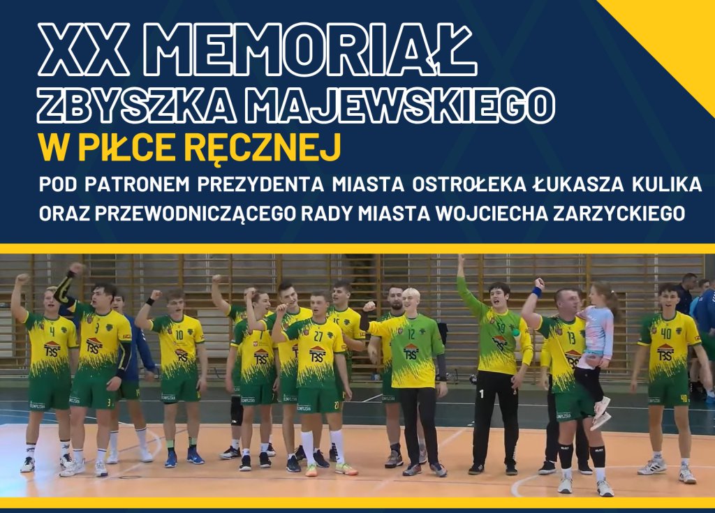 Memoriał Zbyszka Majewskiego po raz dwudziesty. Zagra czterech pierwszoligowców