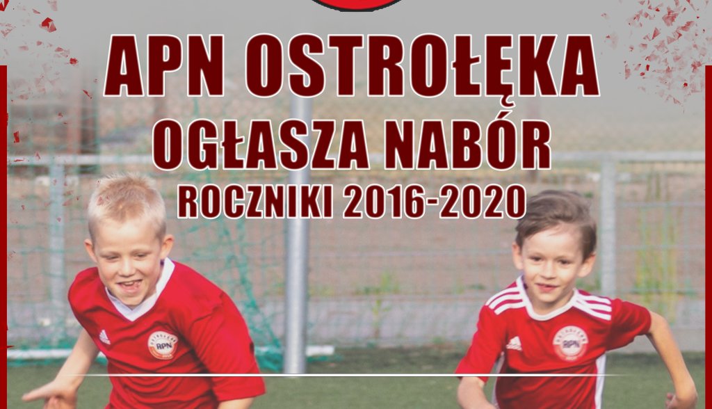 Nabór do Ostrołęckiej Akademii Piłki Nożnej!