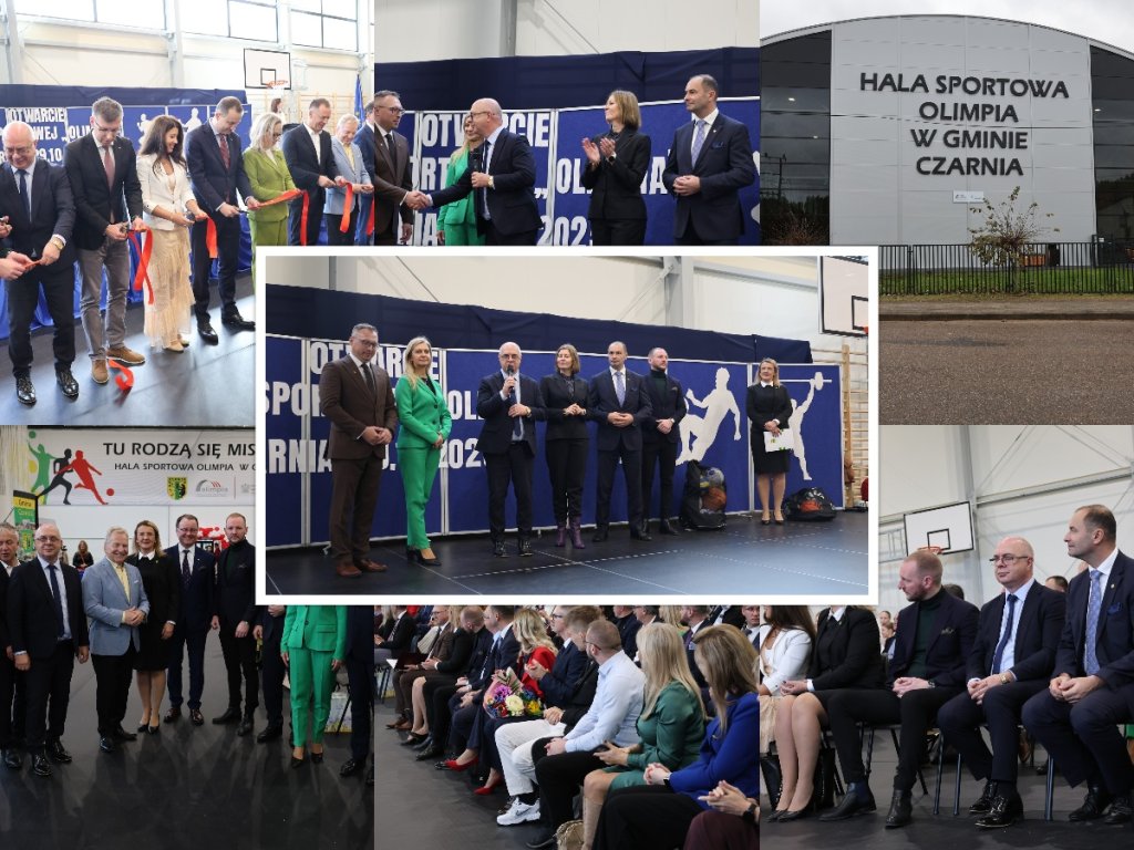 Nowa hala sportowa "Olimpia" w Czarni otwarta. Inwestycja warta blisko 13 milion&oacute;w złotych [ZDJĘCIA]