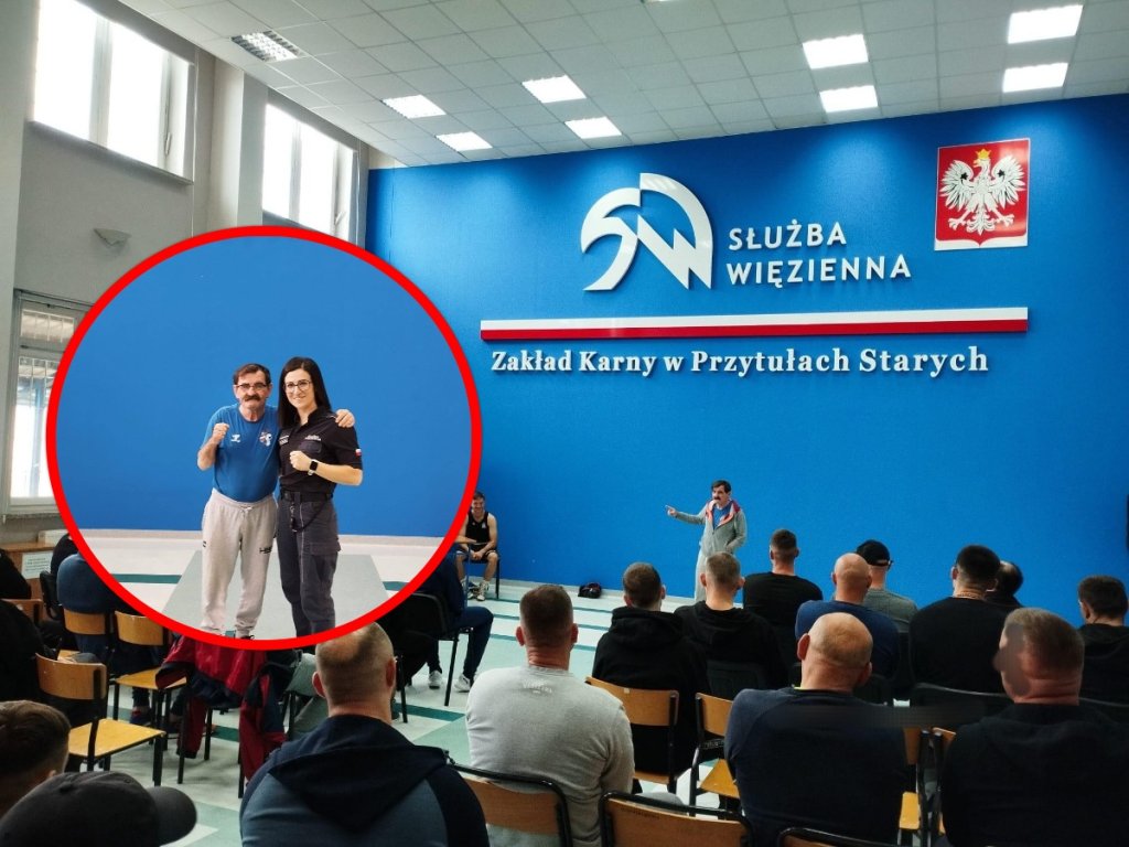Legendarny trener odwiedził więzienie w Przytułach Starych. Zainspirował osadzonych