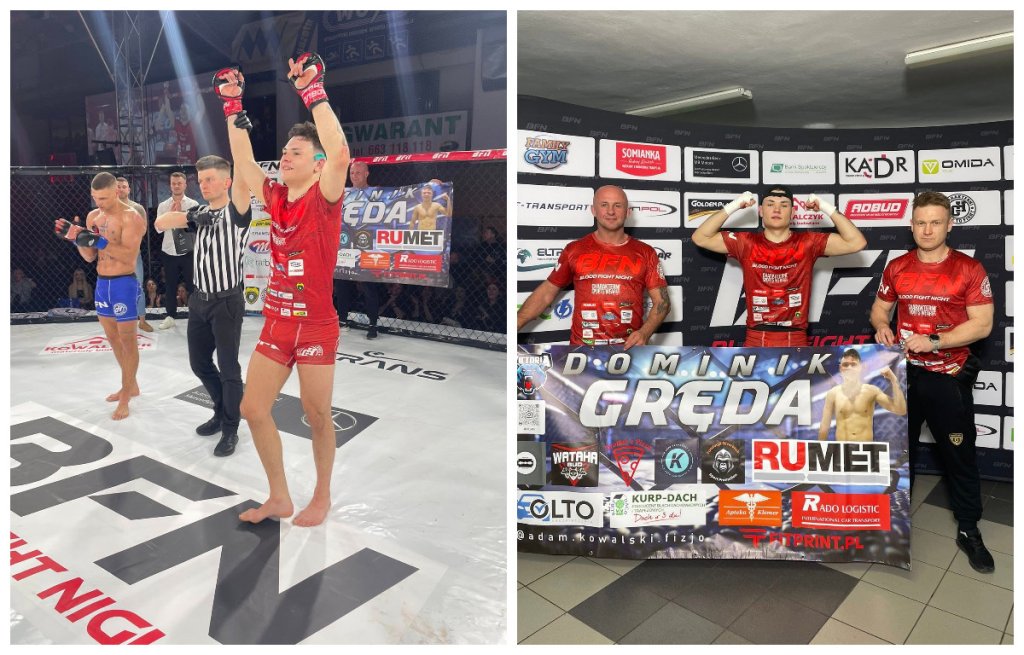 Dominik Gręda poskromił "Rekina"! Zwycięstwo na Blood Fight Night