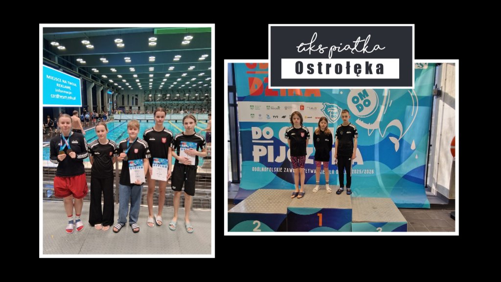Zuzia i Marcel z medalami dla Piątki Ostrołęka