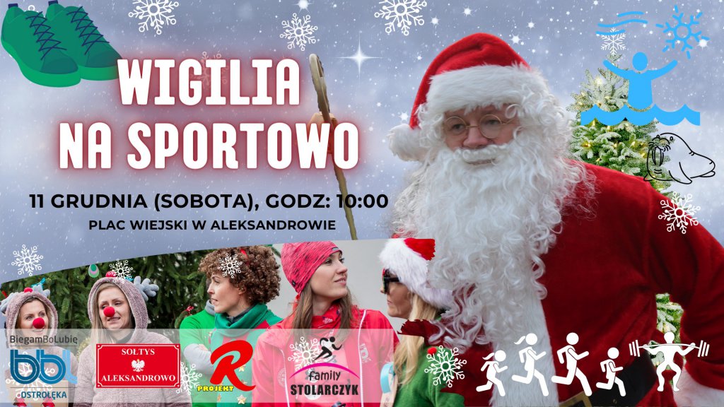 Wigilia na Sportowo już w sobotę w Aleksandrowie
