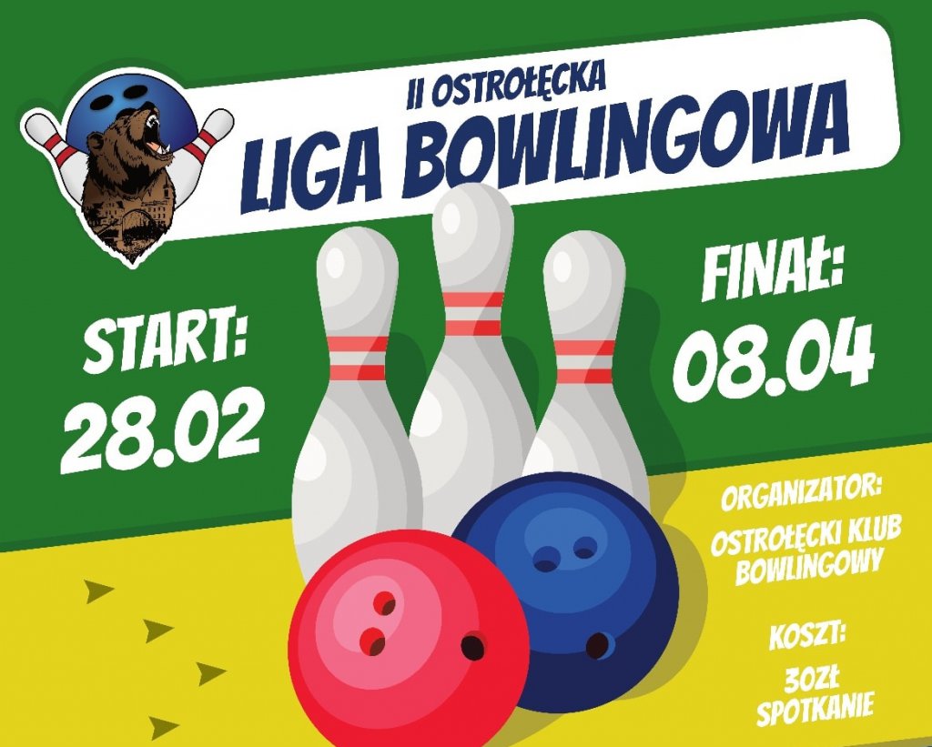 Ostrołęcka Liga Bowlingowa rusza już 28 lutego