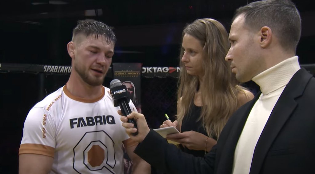 Piotr Golon walczył na gali FABRIQ MMA na Słowacji. Nie dał szans rywalowi [WIDEO]