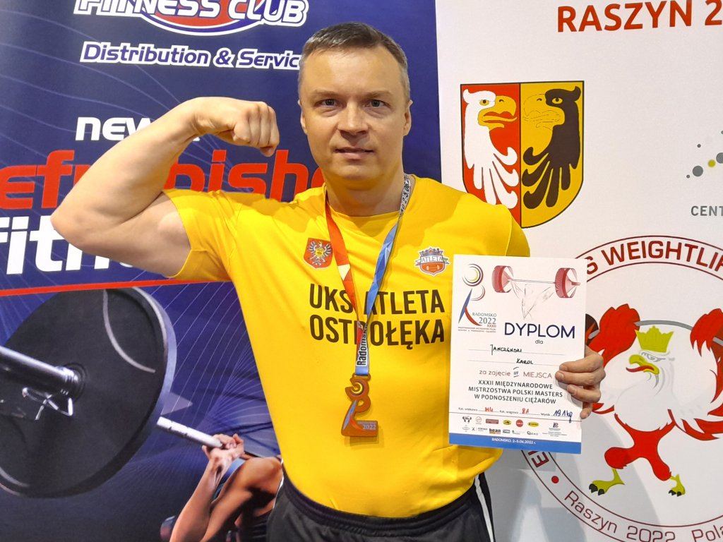 Im bliżej pięćdziesiątki tym mocniejszy. Karol Janczewski z medalem