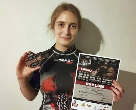 No-Gi Fight Grappler Cup: "Jeszcze o niej usłyszymy". Udany start ostrołęckiej zawodniczki
