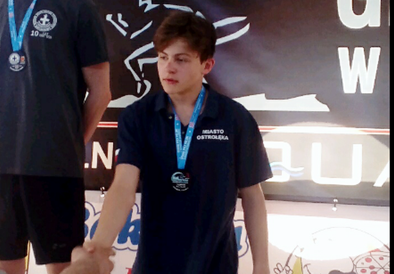 Rafał Majkowski na podium Grand Prix Polski