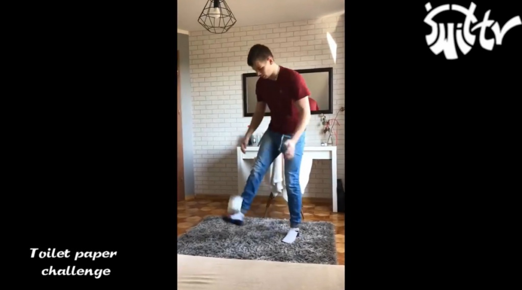 A Świtowcy papierem żonglują tak... WIDEO